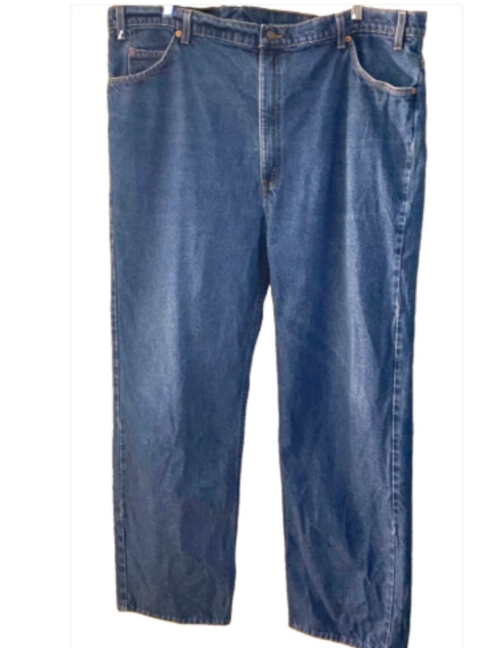 Levi's 505 Orange Tab Men's Jeans 46x32 Straight Leg 100% Cotton